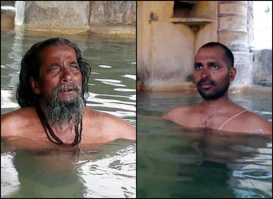 Hathyogi in badrinath temple